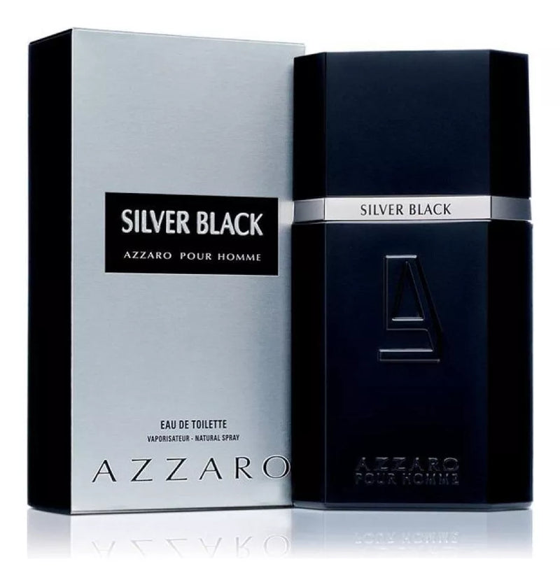 AZZARO SILVER BLACK POUR HOMME EDT 100ML